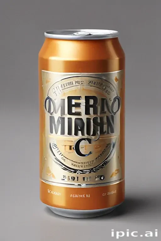 beer can mockup