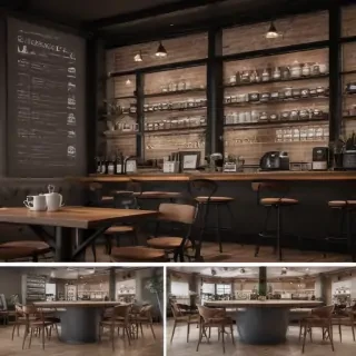 coffee shop mockup