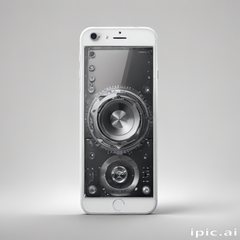 Futuristic Smartphone Design Showcasing Intricate Internal Mechanisms ...