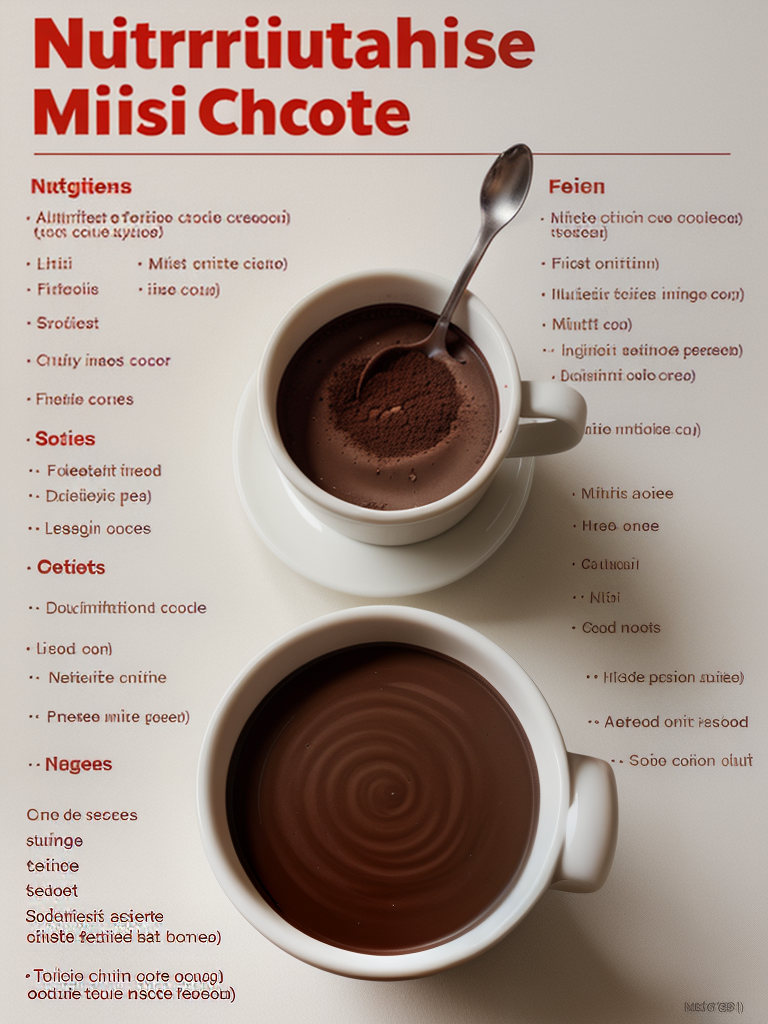 nutritional value of swiss miss hot chocolate
