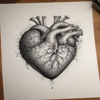 hand drawn heart