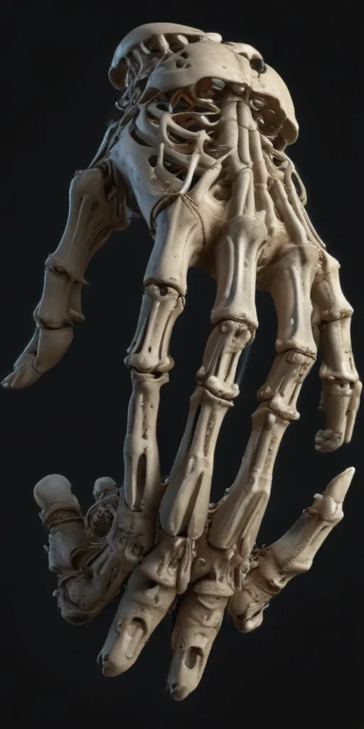 skeleton hands png