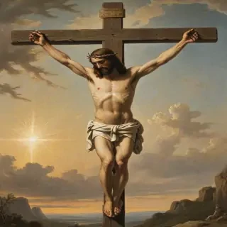 picture of jesus on the cross