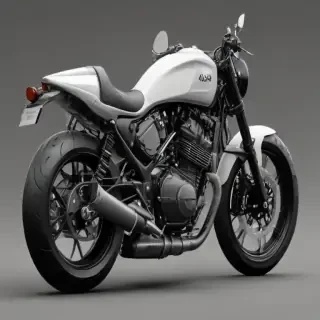 motorcycle clipart black and white