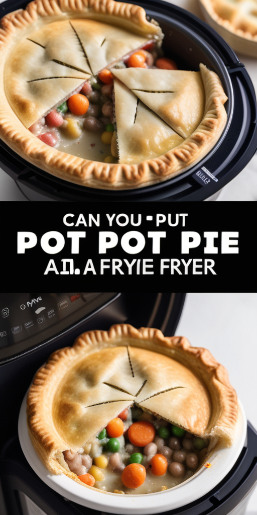 can you put a pot pie in the air fryer