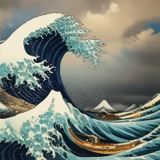 the great wave off kanagawa