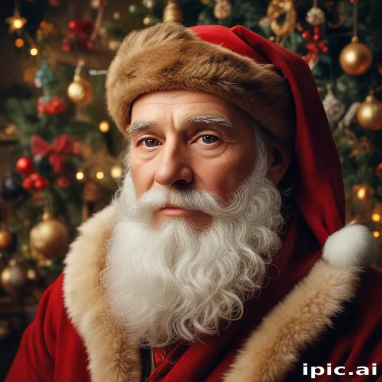 christmas background portrait