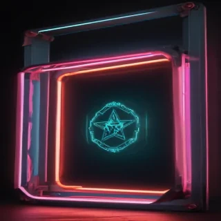 neon frame