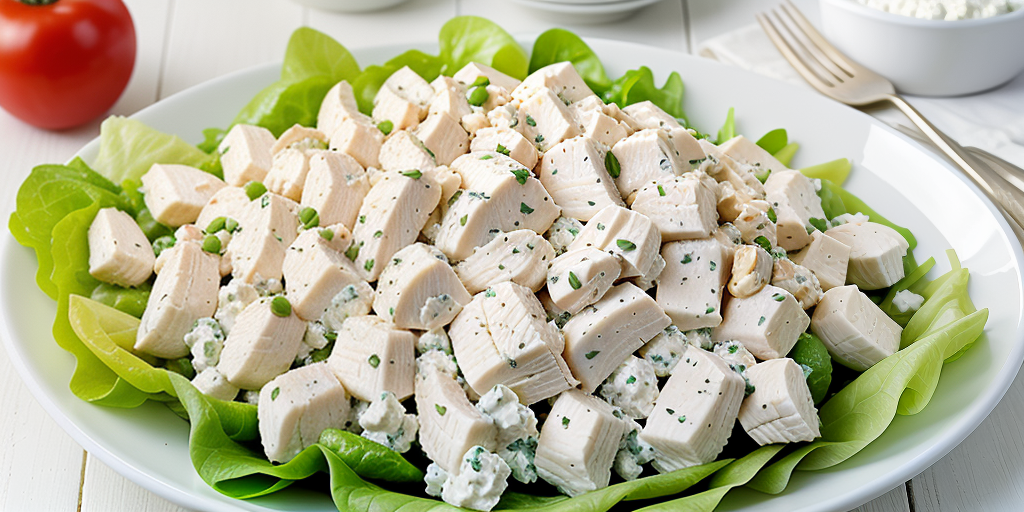 chicken salad with cottage cheese