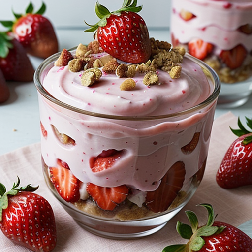how to make strawberry crunch topping