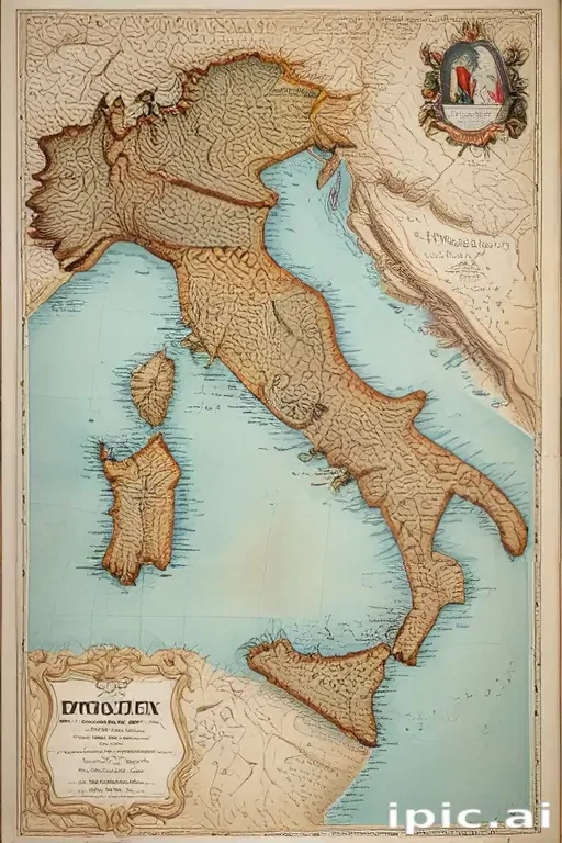 map of italy