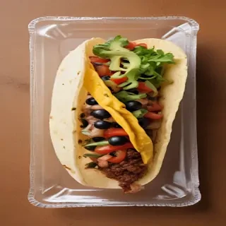 transparent taco