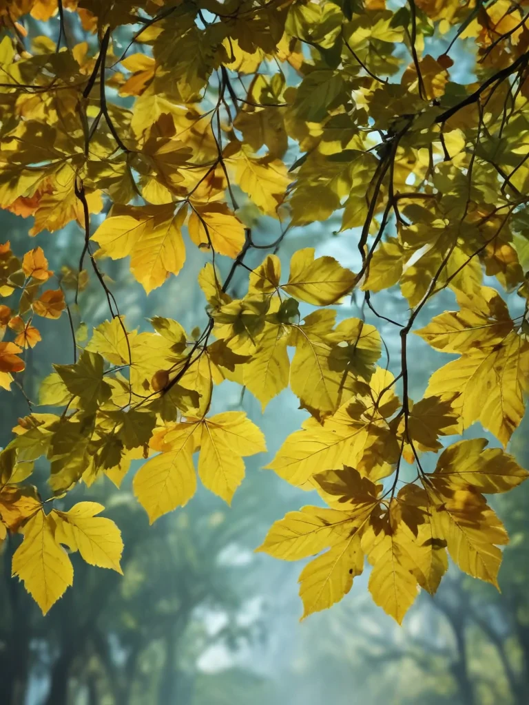 background leaves