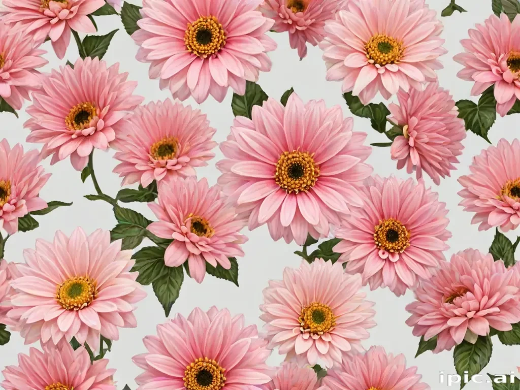 aesthetic flowers transparent background