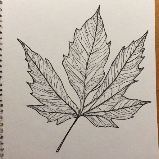 leaf doodle