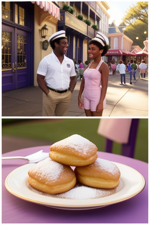 beignets from princess and the frog