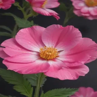 pink flower transparent background