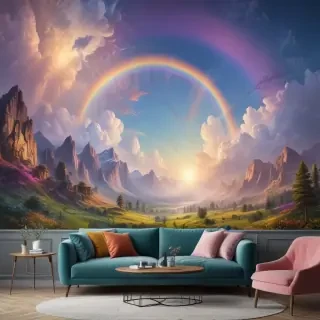 aesthetic wallpapers rainbow