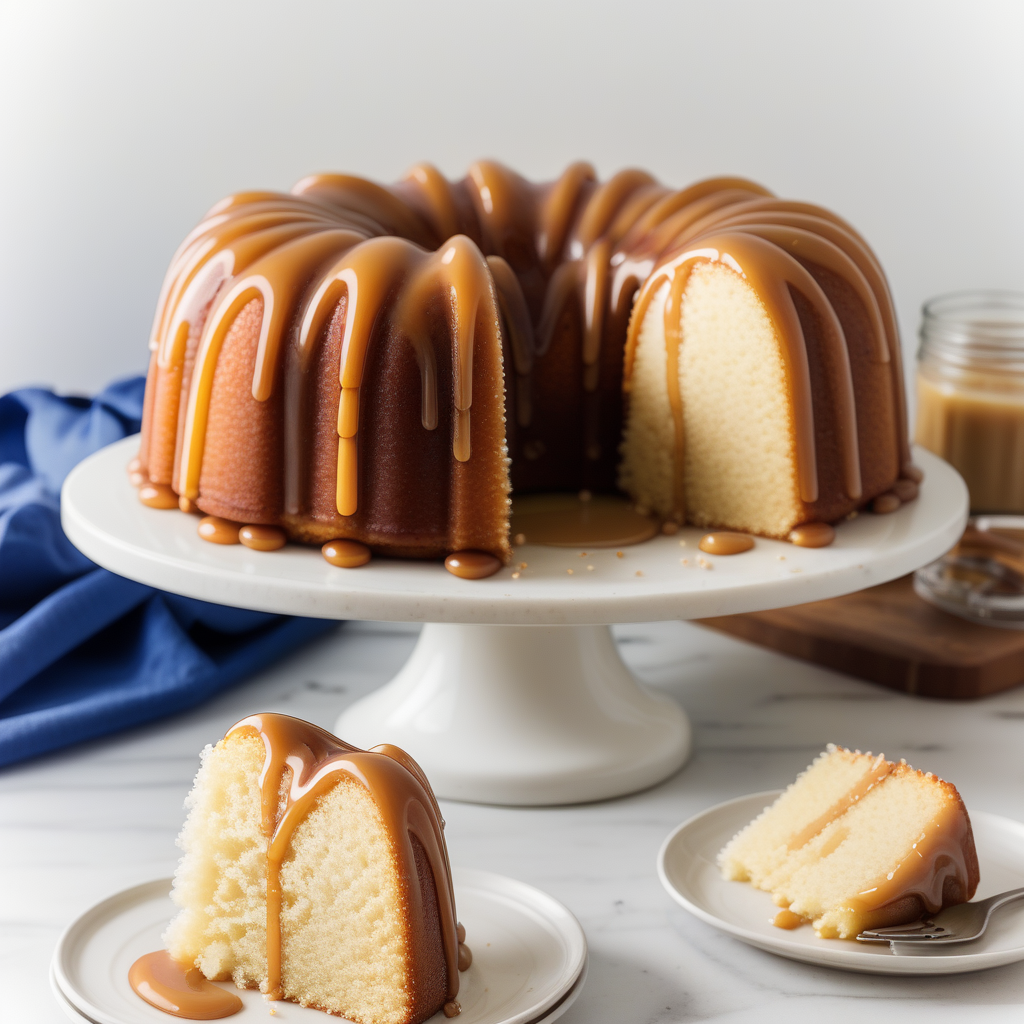 salted caramel kentucky butter cake