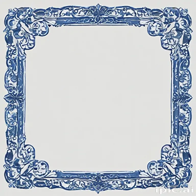 blue border png