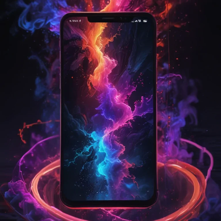 4k neon phone wallpaper