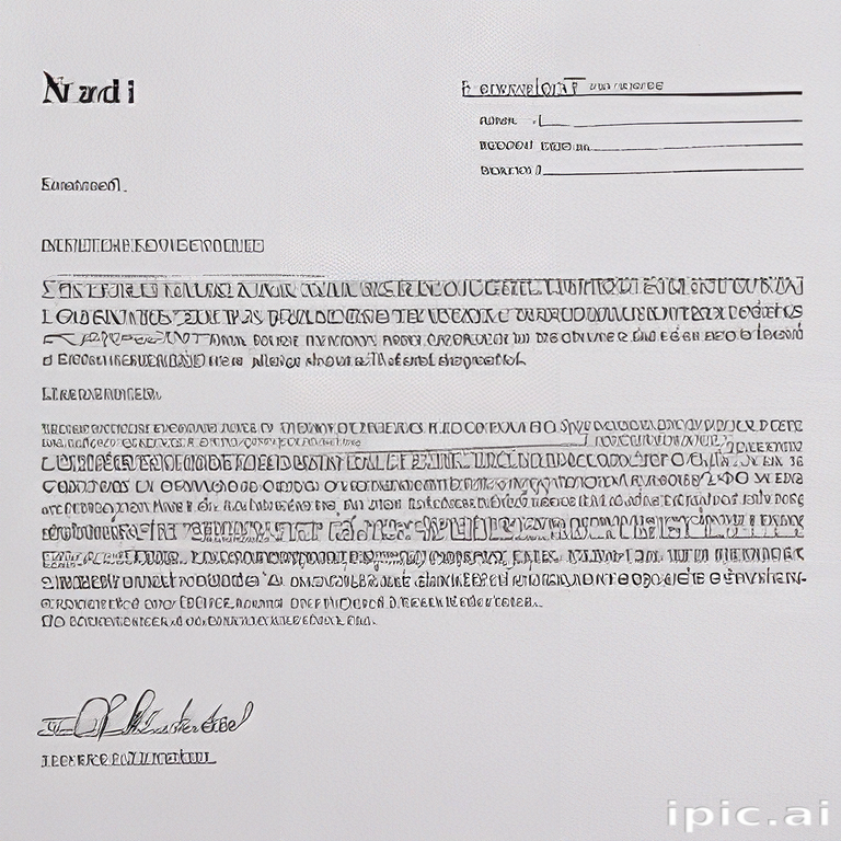 Offical Text Official Document Featuring Intricate Handwriting and Unique Formatting ...