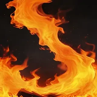 background on fire