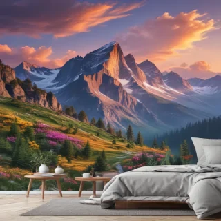 aesthetic mountain wallpaper