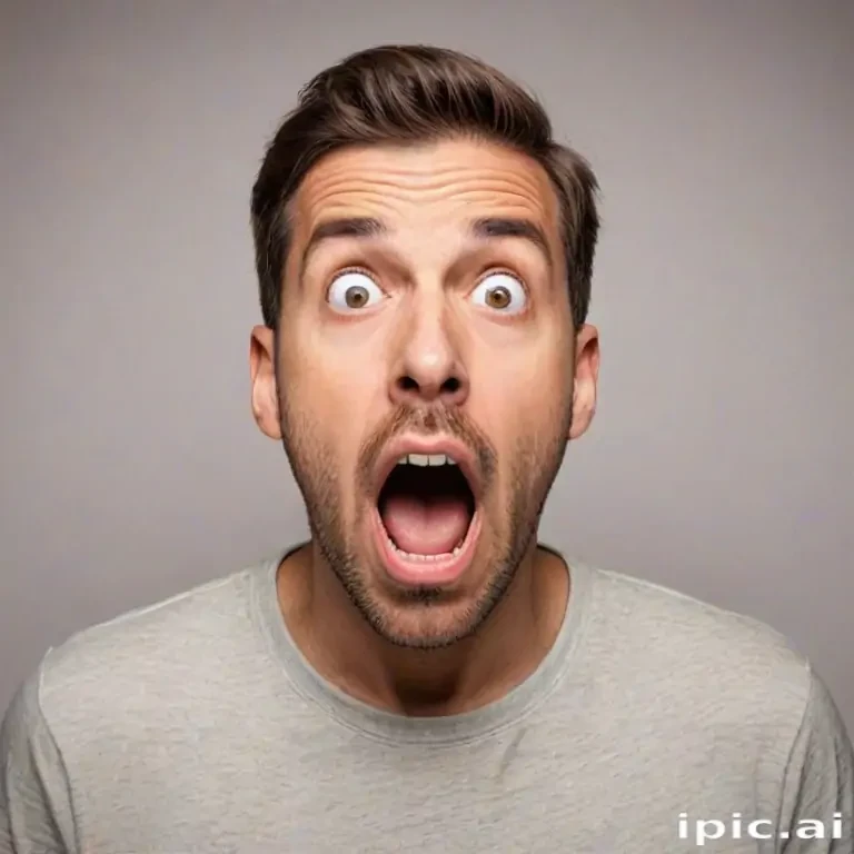 shocked man