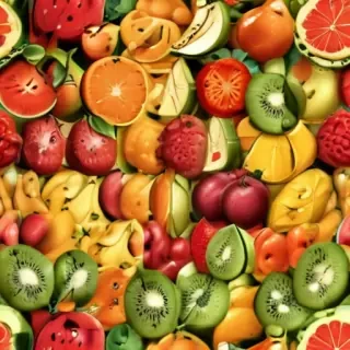cartoon fruit
