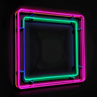 neon frame