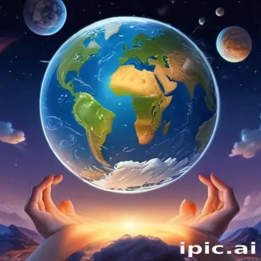 cartoon picture of the planet earth
