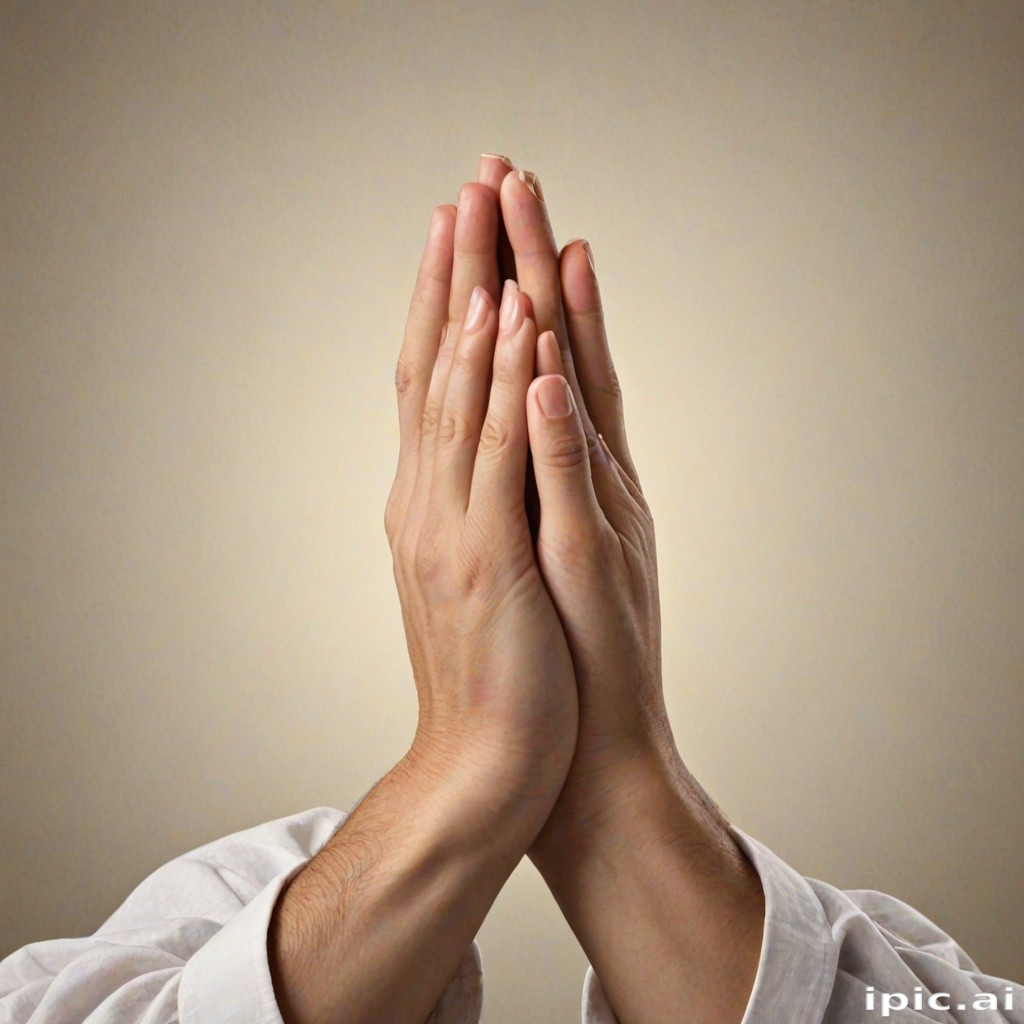 pray hands png