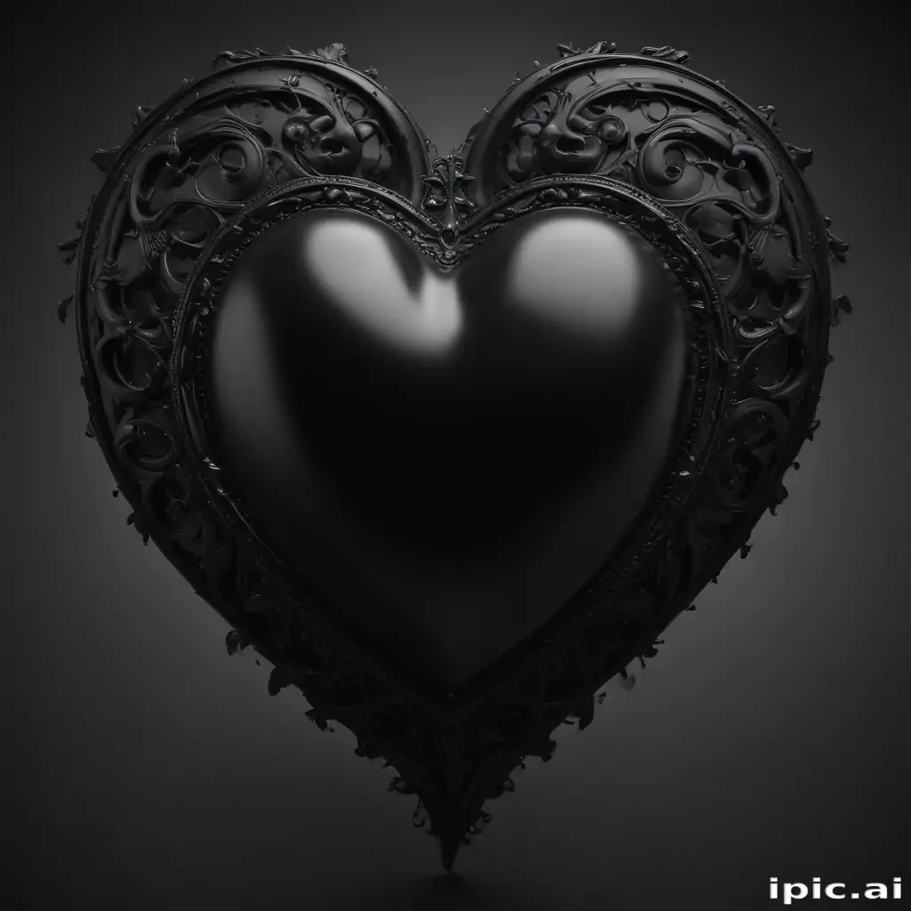 black heart pic