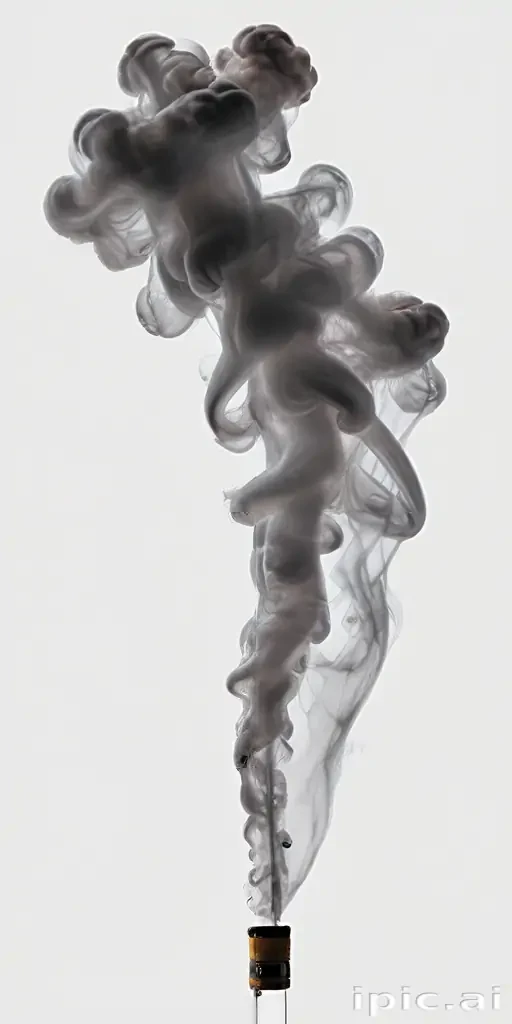 smoke no background
