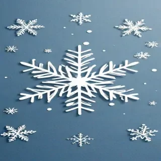 snowflake clipart free