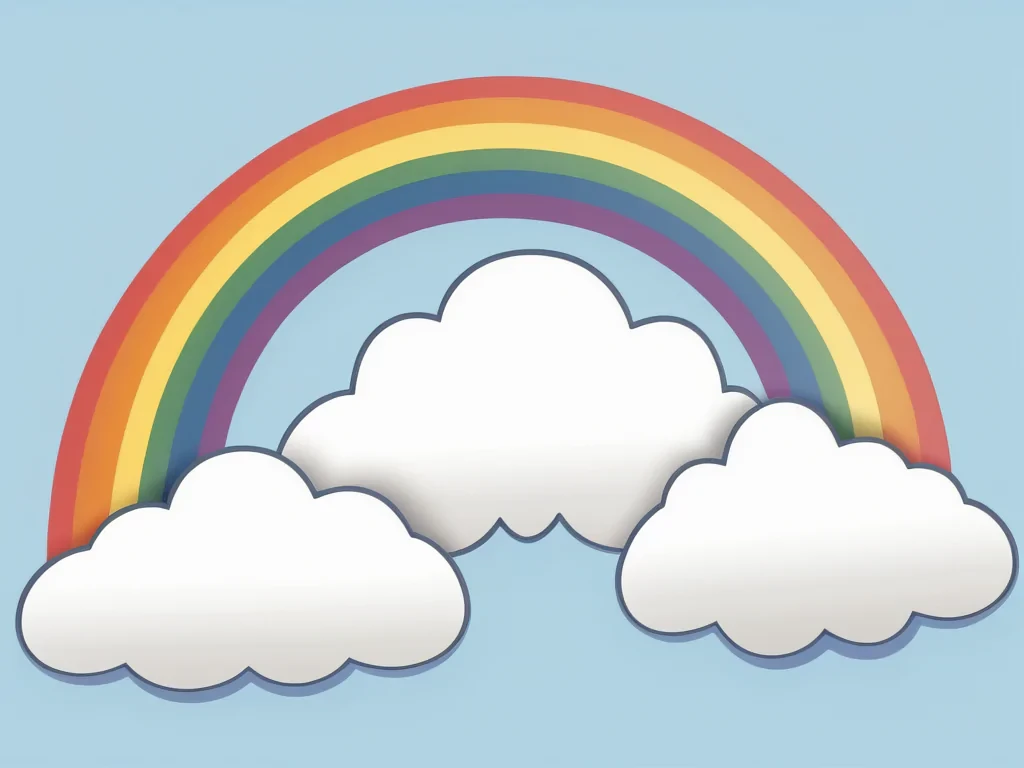 rainbow clipart png