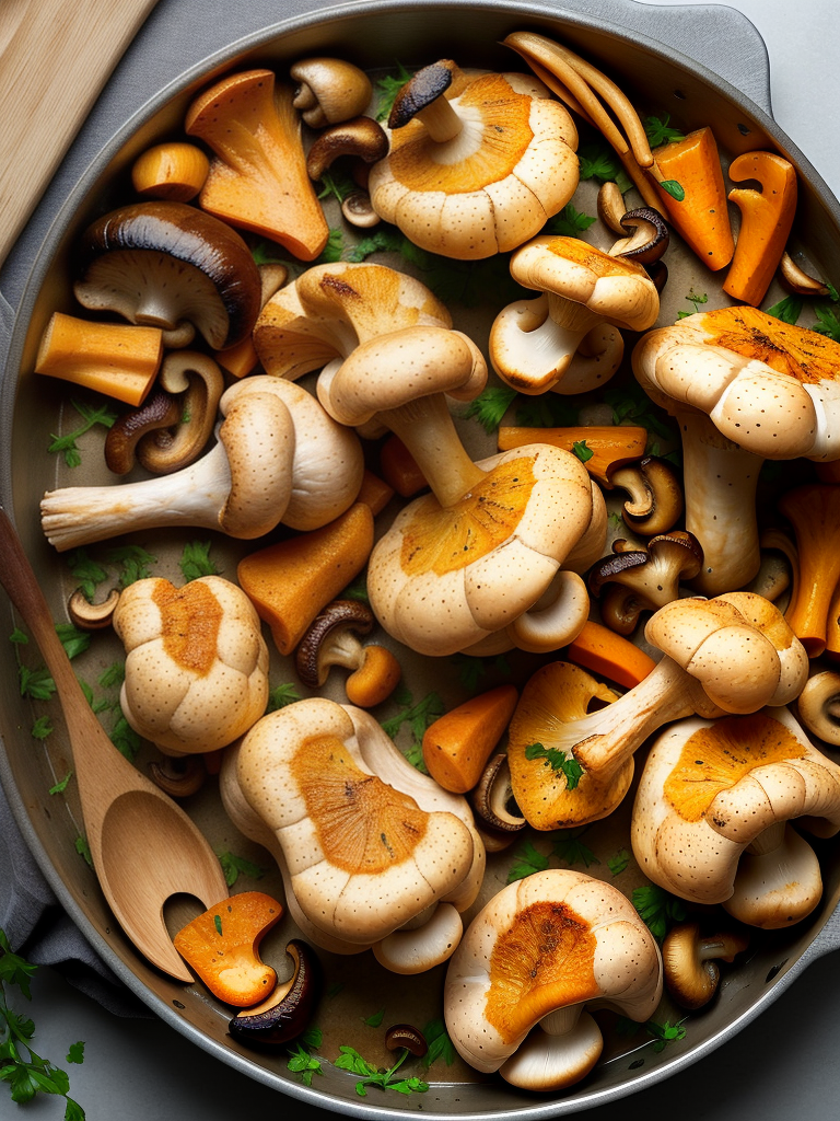 how to cook chicken of the woods mushrooms