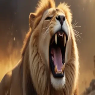 lion roar png