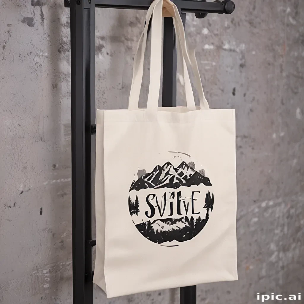mock up tote bag