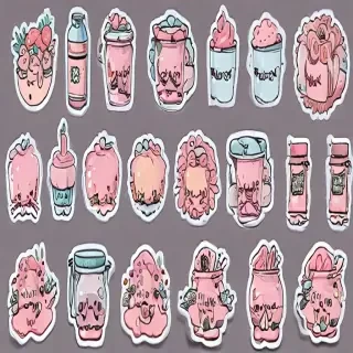 aesthetic stickers printable