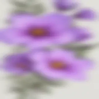 purple flowers png