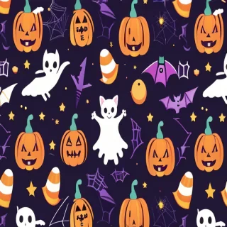 halloween background cute