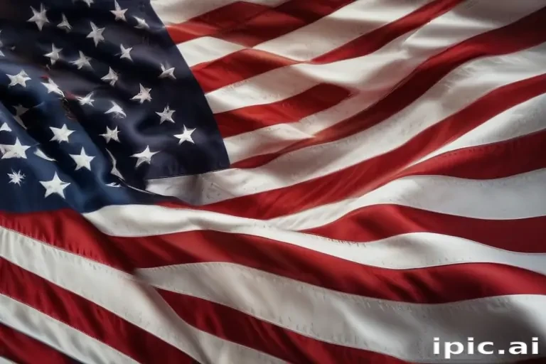 american flag aesthetic