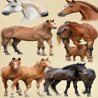 horses clip art
