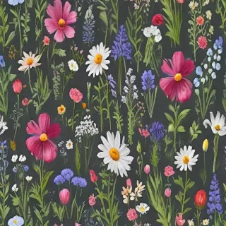 wildflowers transparent background