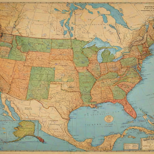 mapa usa