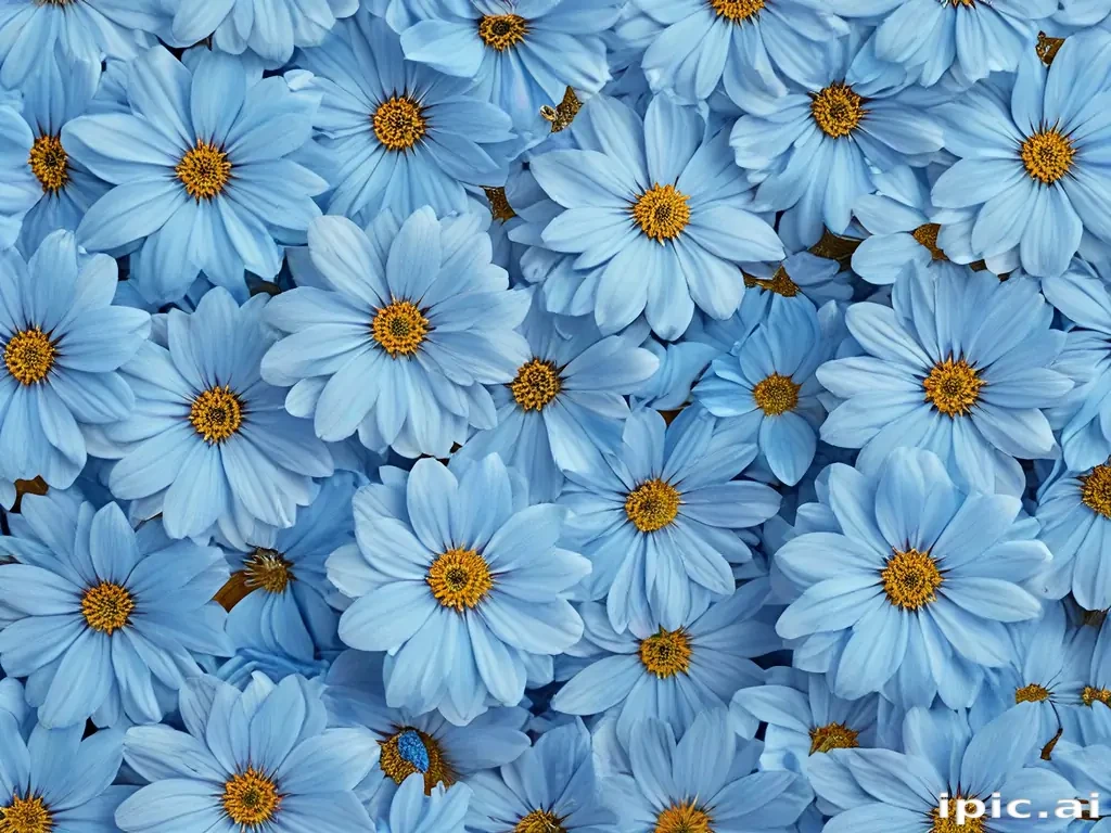blue flower background