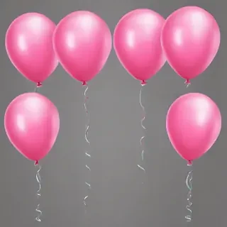 pink balloons png