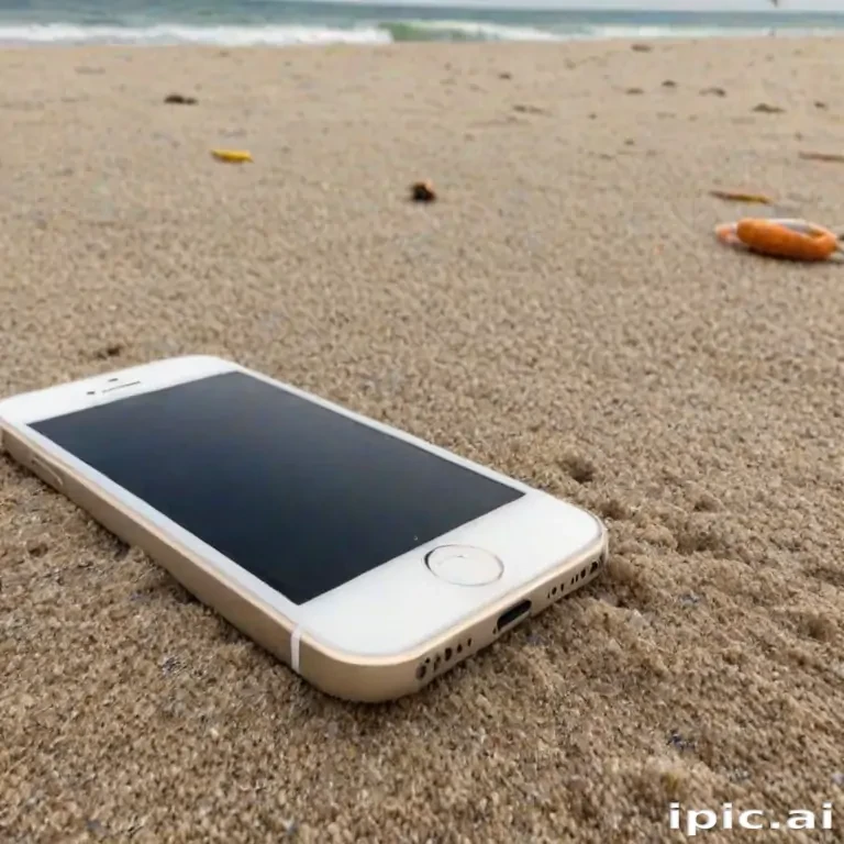 iphone beach